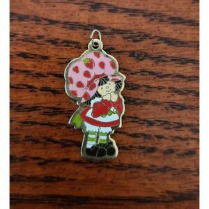 Strawberry Shortcake‎ Pendant Charm Enamel Vintage 1980